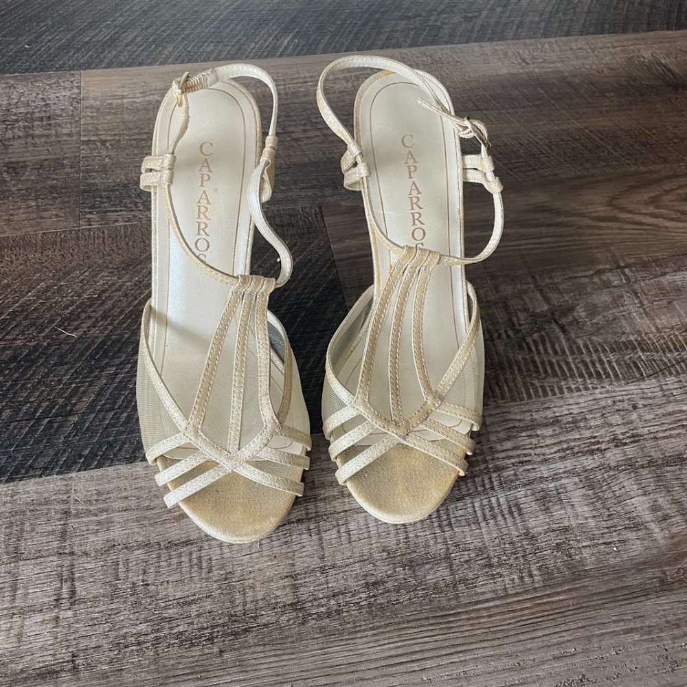 Caparros Glitter Heels - Size 8